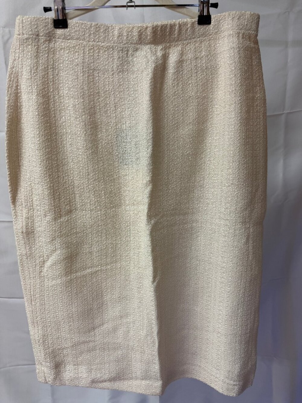 St. John "Bright White" Pencil Skirt NWT L